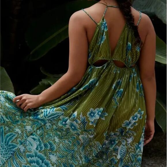 NWT Anthropologie Cutout Maxi Dress - Large - Picture 3 of 7